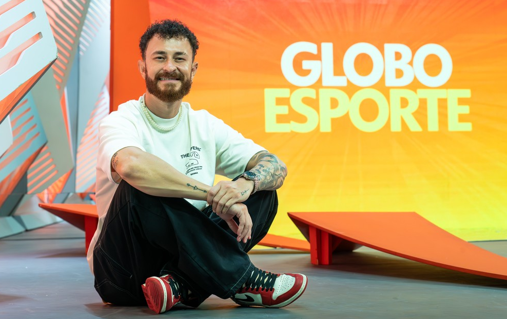 Fred Bruno no Globo Esporte (Foto: Reprodução / Globo)