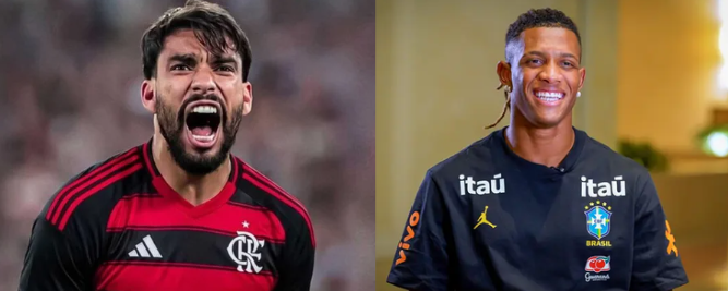 Lucas Paquetá e Danilo Santos (Foto: Reprodução / Instagram)