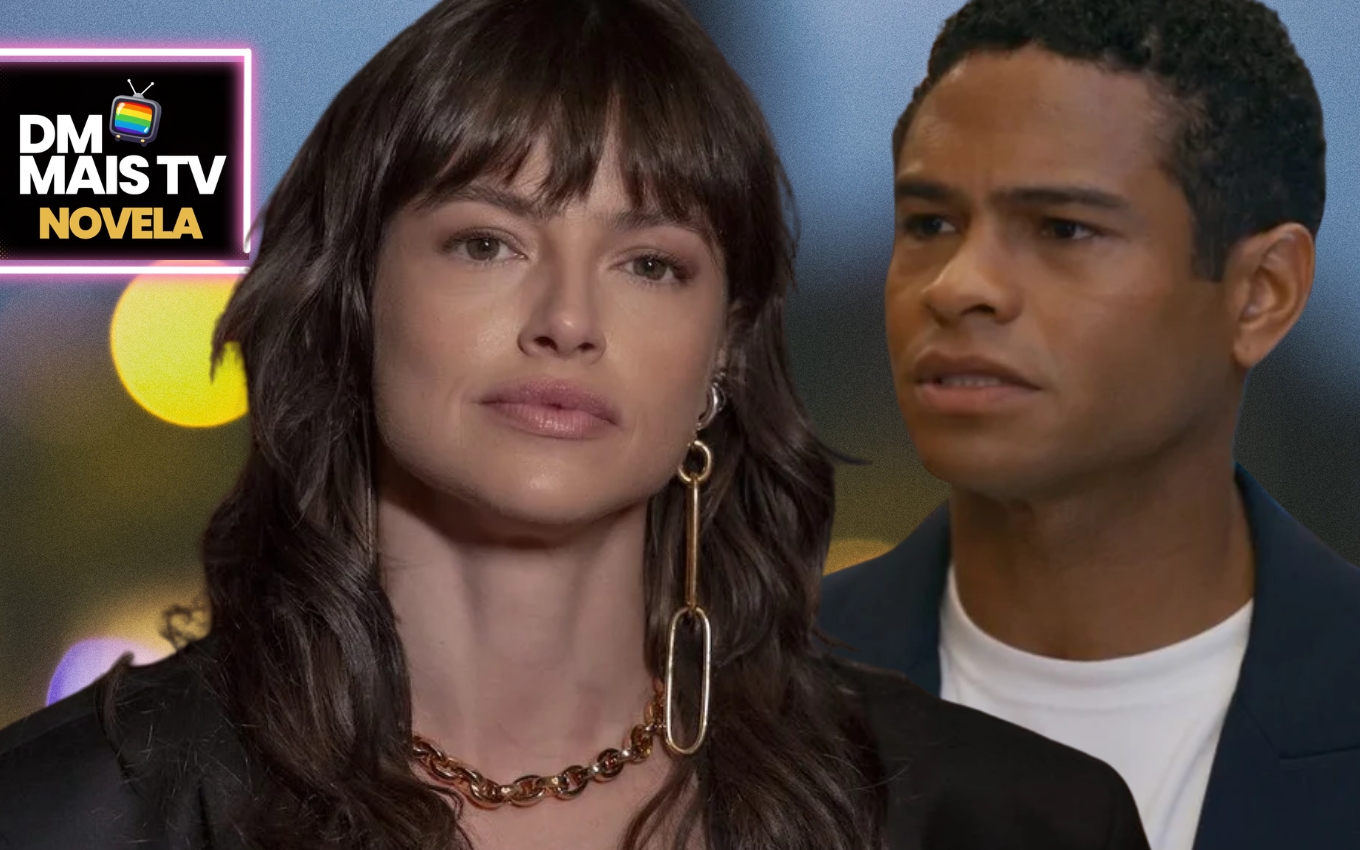 Ingrid e Tiago em Quem Ama Cuida (Foto: Reprodução / Globo / Montagem DM Mais TV)