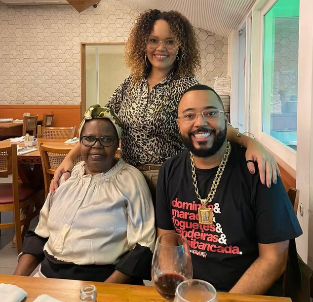 Dona Anita, Lucinha e Dudu Nobre (Foto: Reprodu&ccedil;&atilde;o / Instagram) 
