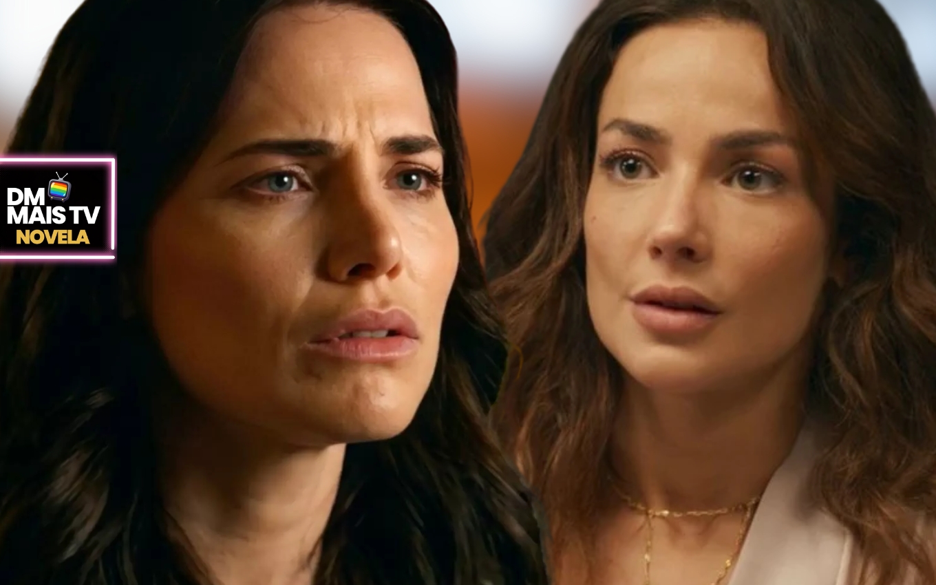 Adriana e Bruna em Quem Ama Cuida (Fotos: Reprodução / Globo / Montagem DM Mais TV)