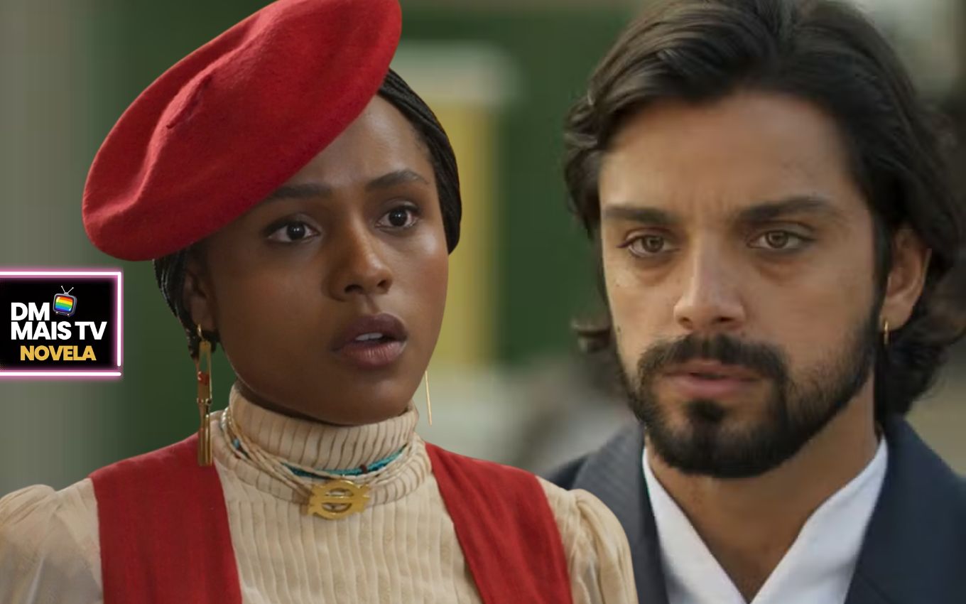 Alika e Omar em A Nobreza do Amor (Fotos: Reprodução / Globo / Montagem DM Mais TV)