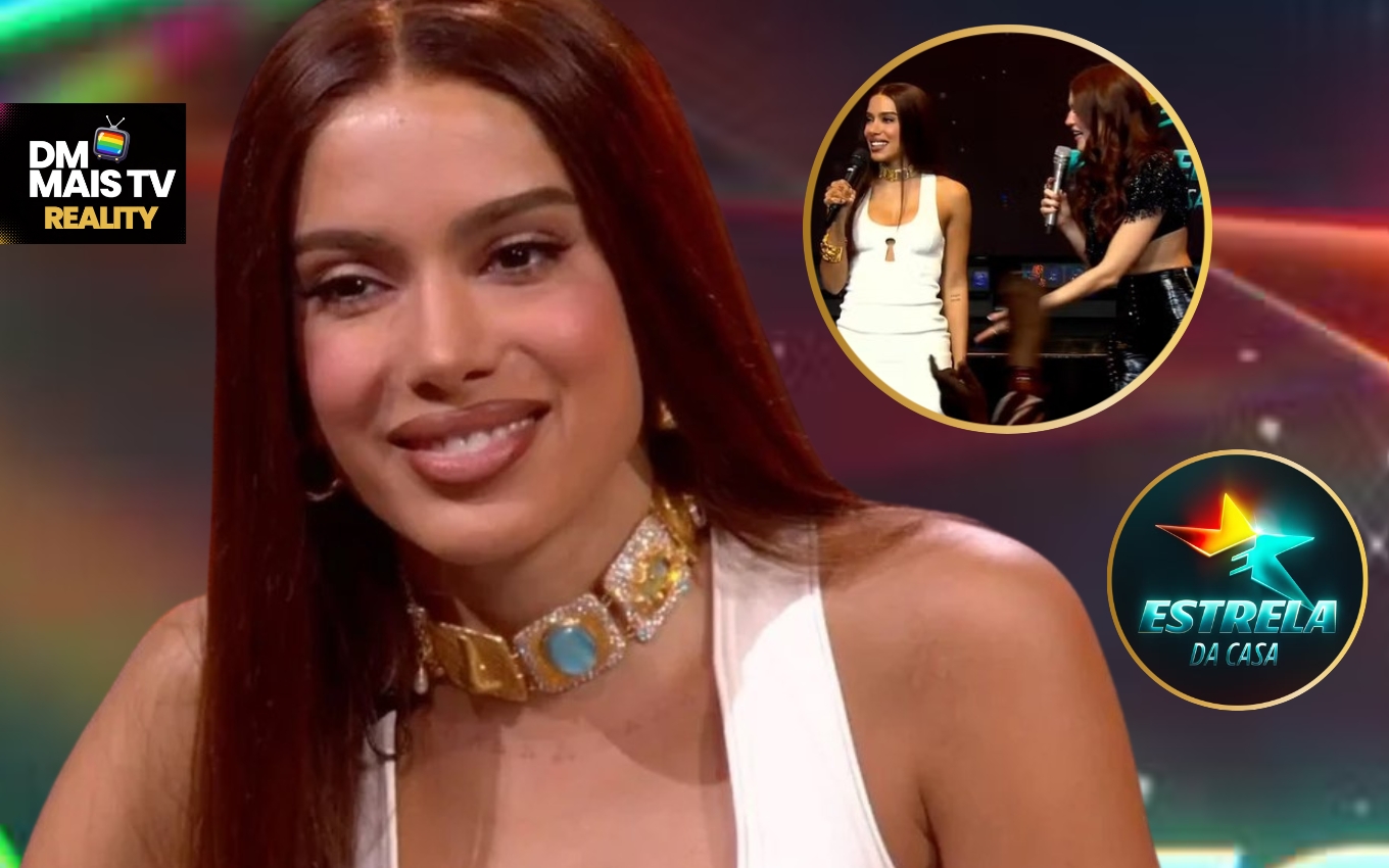 Anitta no Estrelas da Casa (Fotos: Reprodução / Globo / Montagem DM Mais TV)
