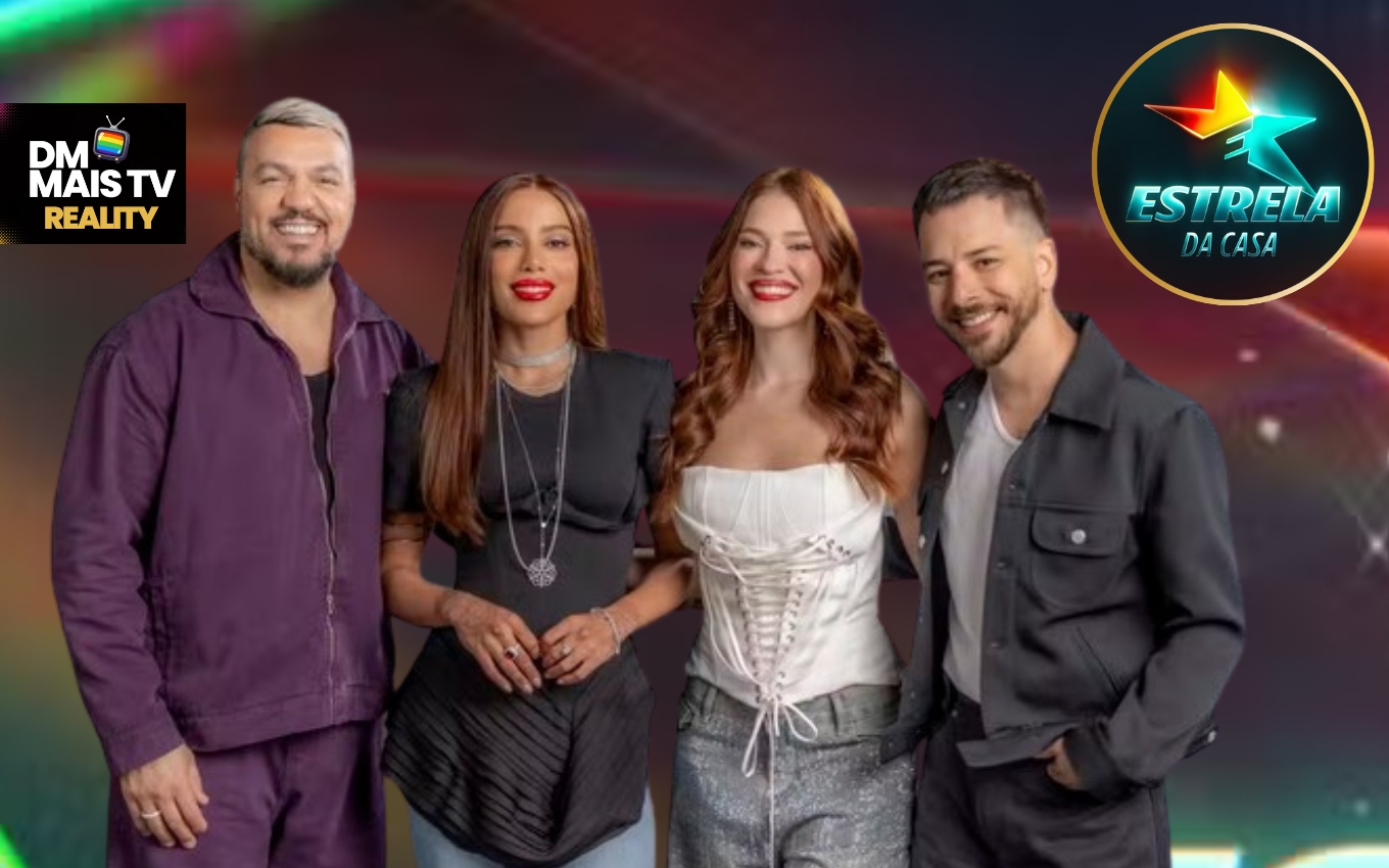 Belo, Anitta, Ana Clara e Junior estarão no Estrelas da Casa (Fotos: Reprodução / Globo / Montagem DM Mais TV)