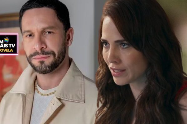 César e Adriana em Quem Ama Cuida (Fotos: Reprodução / Globo / Montagem DM Mais TV)