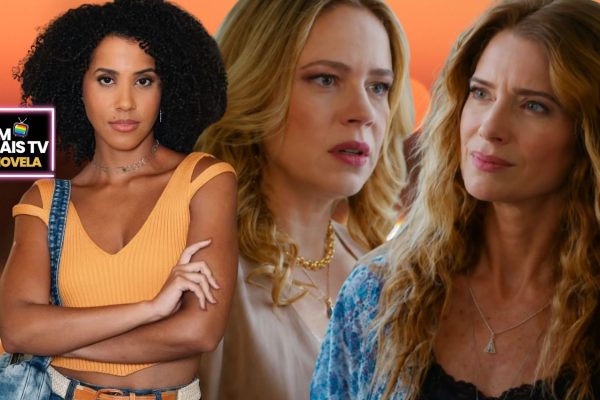 Cinara entrega Zilá para Janete em Coração Acelerado (Fotos: Reprodução / Globo / Montagem DM Mais TV)