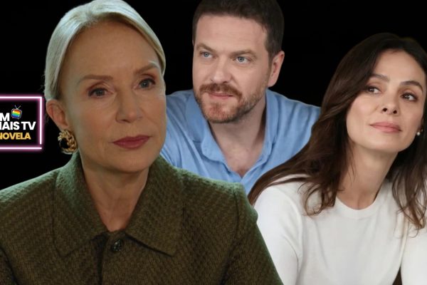 Nazan, Bora e Karsu em Coração de Mãe (Fotos: Divulgação / Record / Canva / Montagem DM Mais TV)