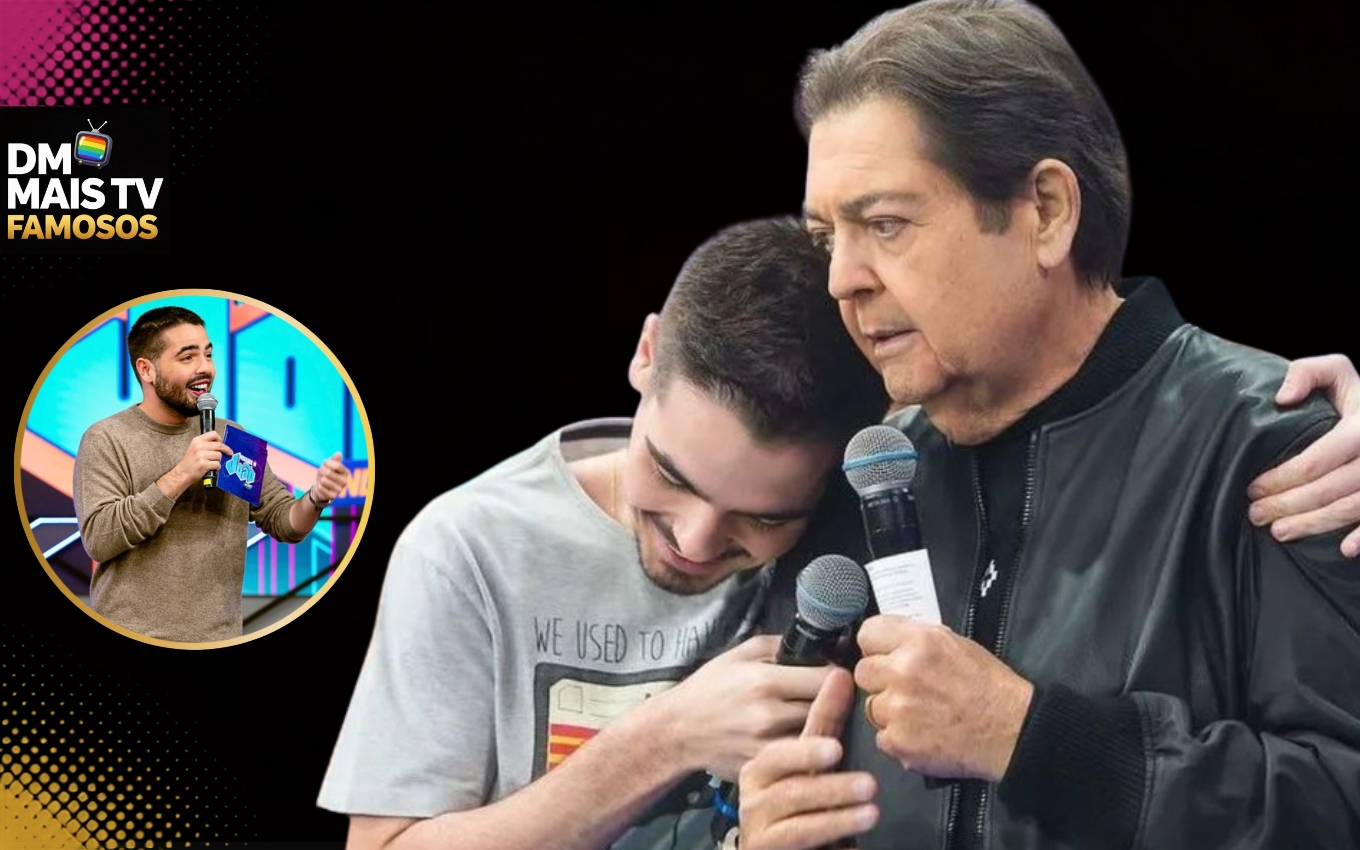 Faustão e João Silva (Fotos: Reprodução / SBT / Band / Montagem DM Mais TV)
