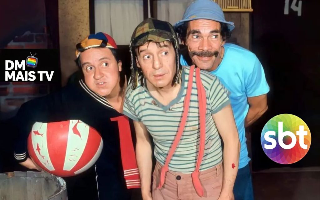 Kiko, Chaves e Seu Madruga (Foto: Reprodu&ccedil;&atilde;o / SBT / Montagem DM Mais TV)