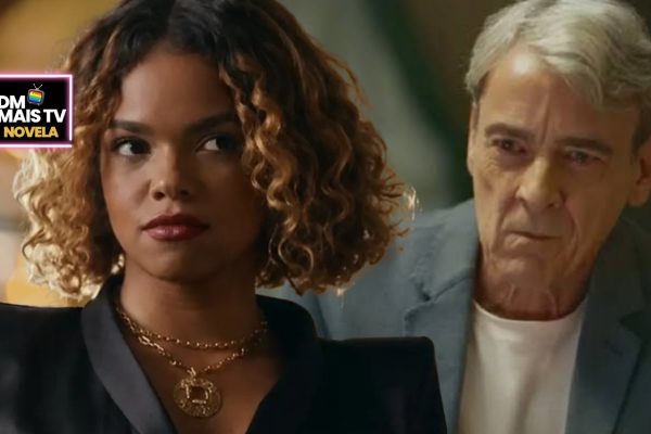 Nancy com novo visual, toda produzida e com ares de executiva para se encontrar com Ulisses e conduzir o negócio em Quem Ama Cuida e ajudar Adriana na vingança.