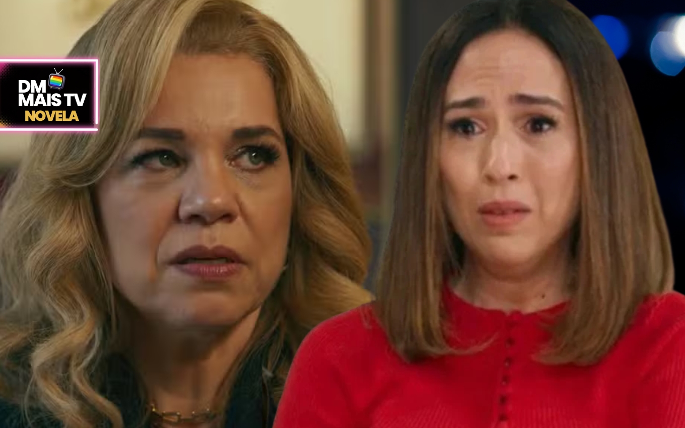 Pilar e Brigitte em Quem Ama Cuida (Fotos: Reprodução / Globo / Montagem DM Mais TV)