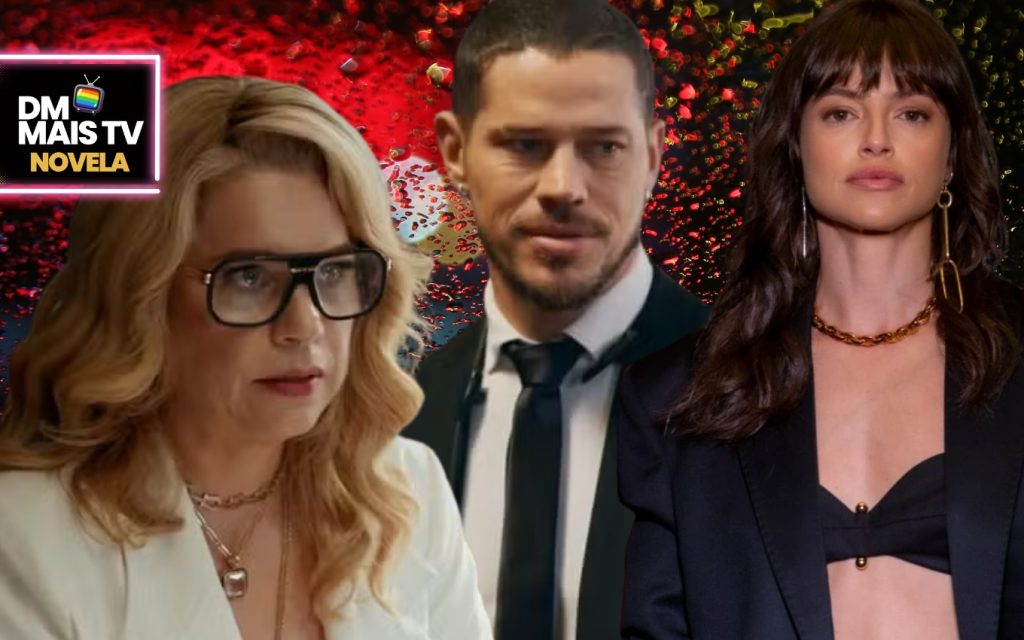 Pilar, Iuri e Ingrid em Quem Ama Cuida (Fotos: Reprodu&ccedil;&atilde;o / Globo / Montagem DM Mais TV)