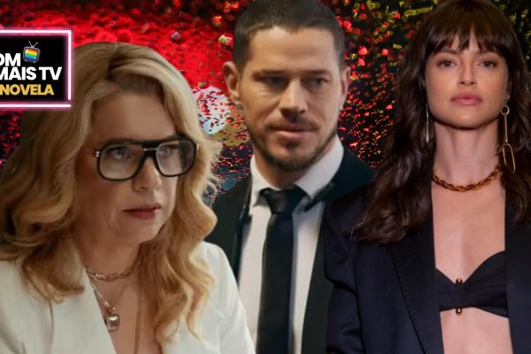 Pilar, Iuri e Ingrid em Quem Ama Cuida (Fotos: Reprodução / Globo / Montagem DM Mais TV)
