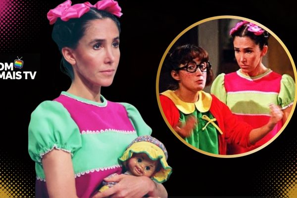Pópis e Chiquinha no seriado Chaves (Fotos: Reprodução / SBT / Montagem DM Mais TV)
