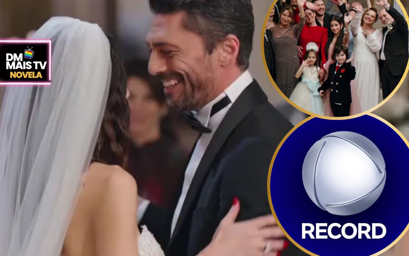 Protagonistas de Coração de Mãe (Fotos: Reprodução / Record / Montagem DM Mais TV)