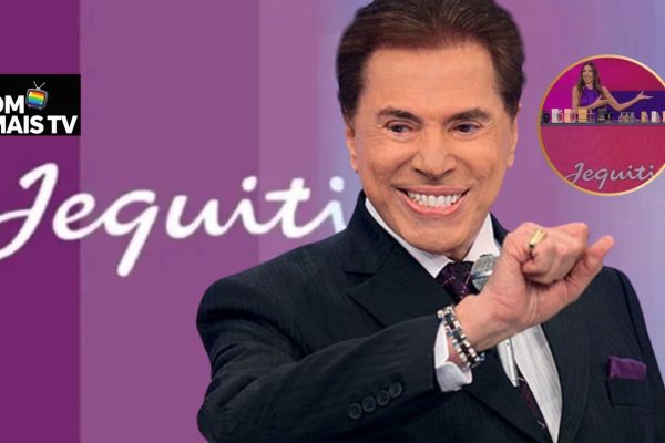 Patricia Abravanel, herdeira do Grupo Silvio Santos, aparece sorridente durante a Jequiti Live Show de Ofertas, exibido pelo SBT em abril de 2026. Já o saudoso Silvio Santos está sorrindo em seu programa de auditório.