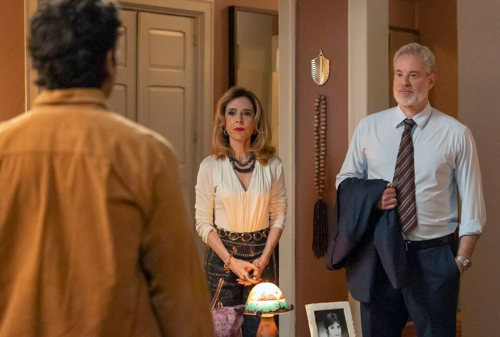 Pedro, Carmita e Ademir em Quem Ama Cuida (Fotos: Reprodução / Globo)