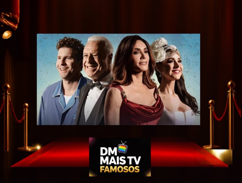 Os protagonistas do espet&aacute;culos Dois de N&oacute;s: Ant&ocirc;nio Fagundes, Christiane Torloni, Thiago Fragoso e Alexandra Martins.