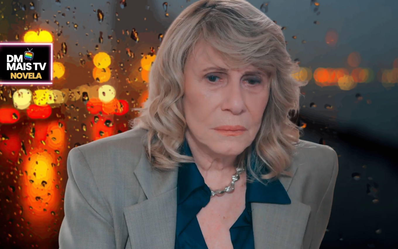 Pérola em cena na novela Por Você. A dona do hospital recebe diagnóstico de doença.